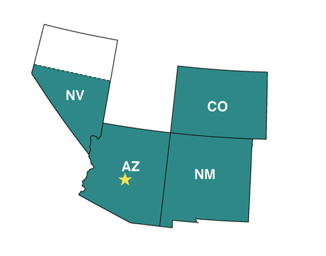 NIGC Phoenix Regional Map